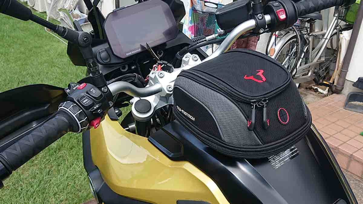 F750GSのタンクバッグの画像